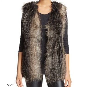 Faux Fur Vest Vía Spiga brand